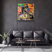 ."Statue Pop Art". Designer's Collection Glass Wall Art - ArtDesigna Glass Printing Wall Art