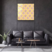 ."Retro Lollipops". Contemporary Collection Glass Wall Art - ArtDesigna Glass Printing Wall Art