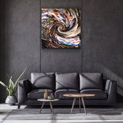 ."Whirlpool". Designer's Collection Glass Wall Art - ArtDesigna Glass Printing Wall Art