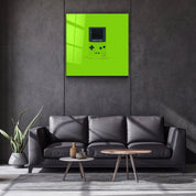 ."GameBoy". Designer's Collection Glass Wall Art - ArtDesigna Glass Printing Wall Art