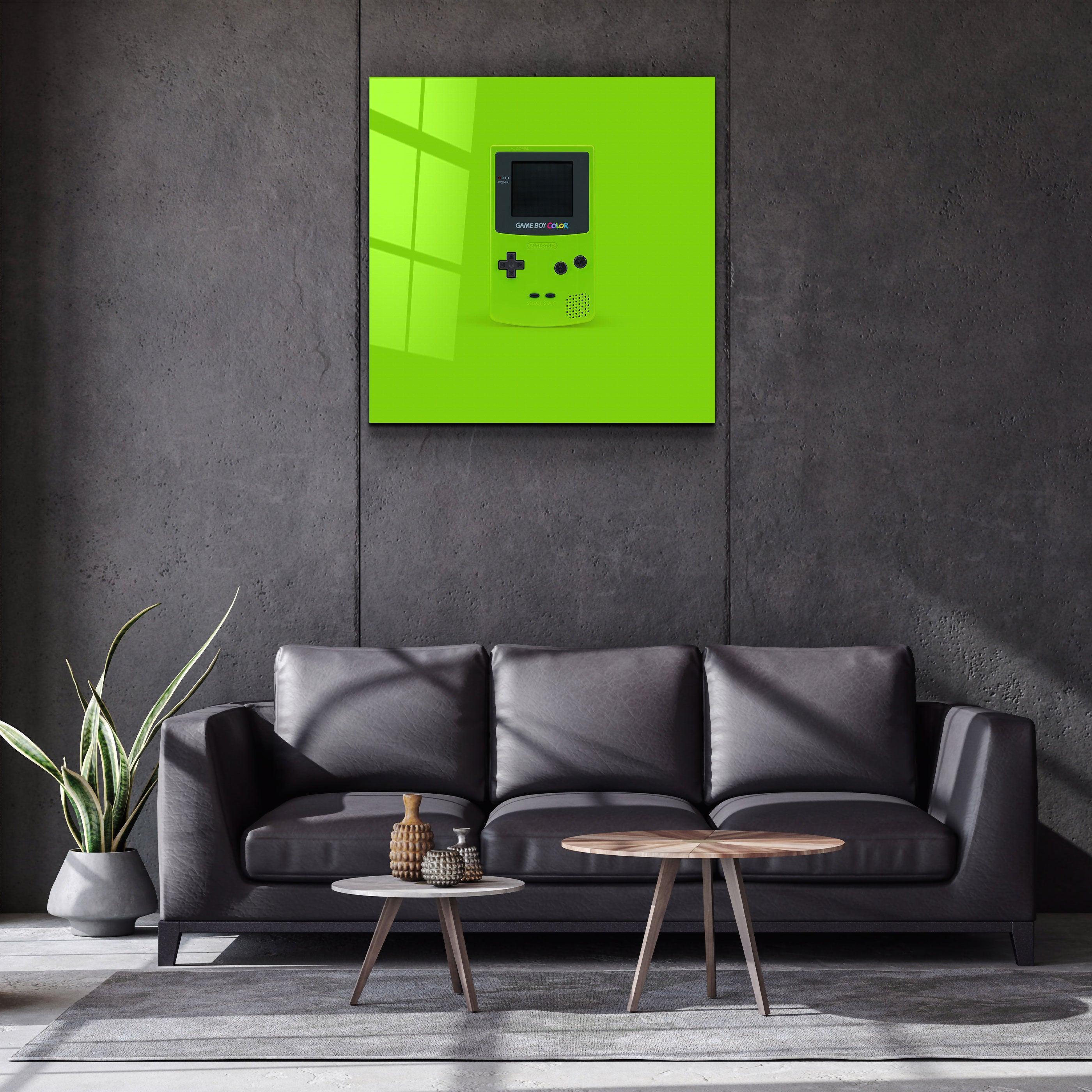 ."GameBoy". Designer's Collection Glass Wall Art - ArtDesigna Glass Printing Wall Art