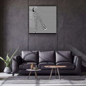 ."Line Legs". Designer's Collection Glass Wall Art - ArtDesigna Glass Printing Wall Art