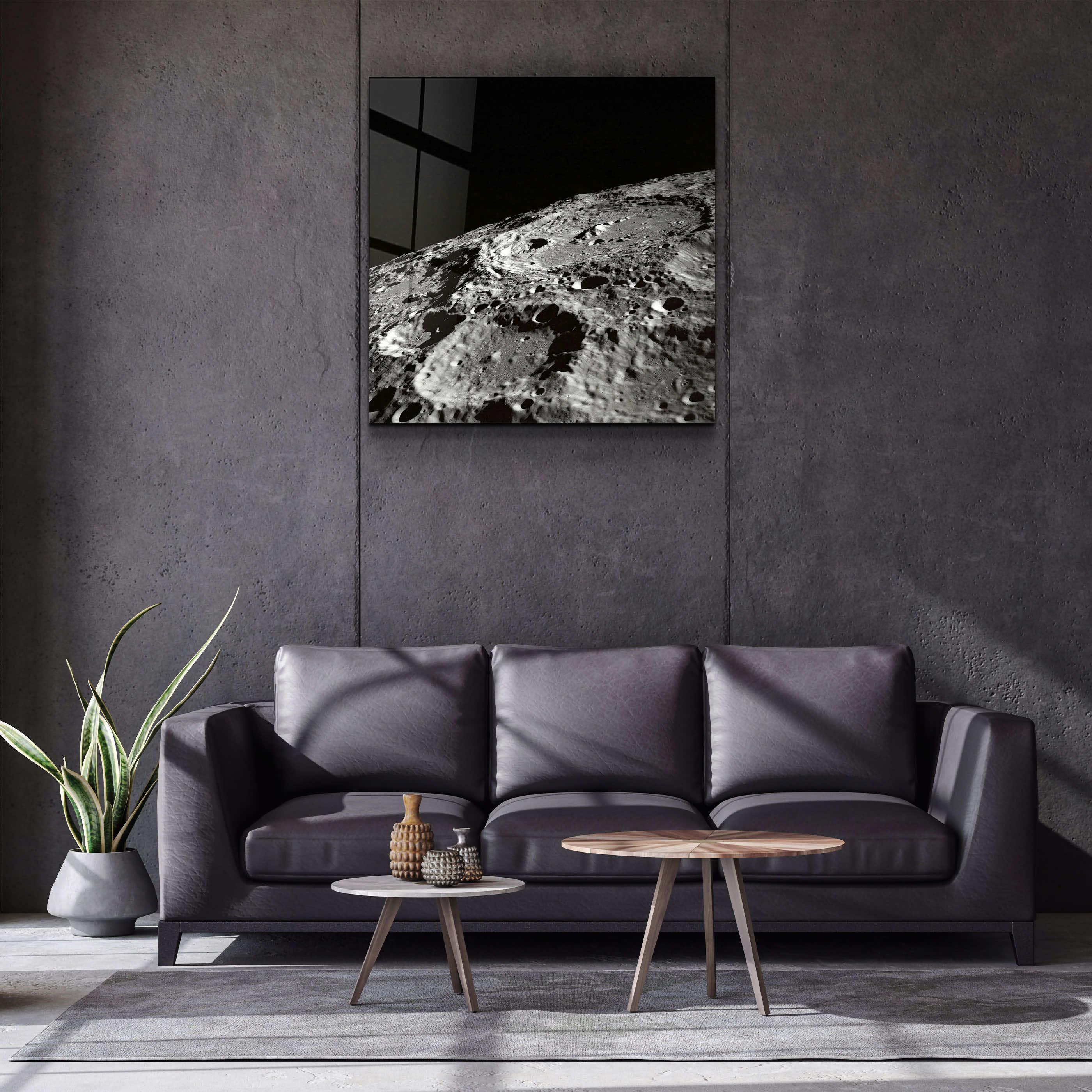 ."On the Moon". Designer's Collection Glass Wall Art - ArtDesigna Glass Printing Wall Art