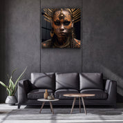 ."Woman Warriors 2". Secret World Collection Glass Wall Art - ArtDesigna Glass Printing Wall Art