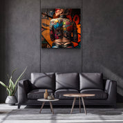 ."Tattooed v3". Designer's Collection Glass Wall Art - ArtDesigna Glass Printing Wall Art