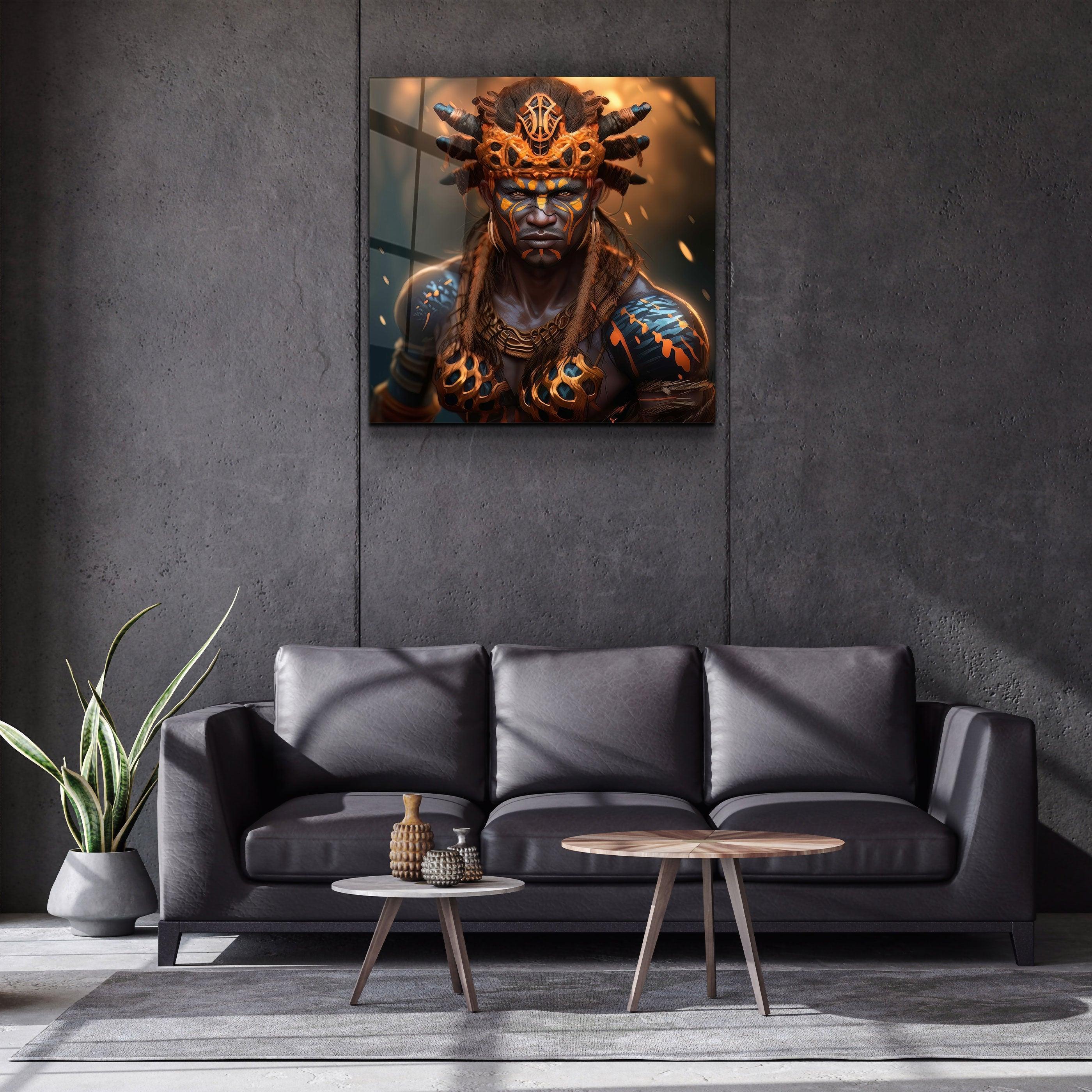 ."Warriors 3". Secret World Collection Glass Wall Art - ArtDesigna Glass Printing Wall Art