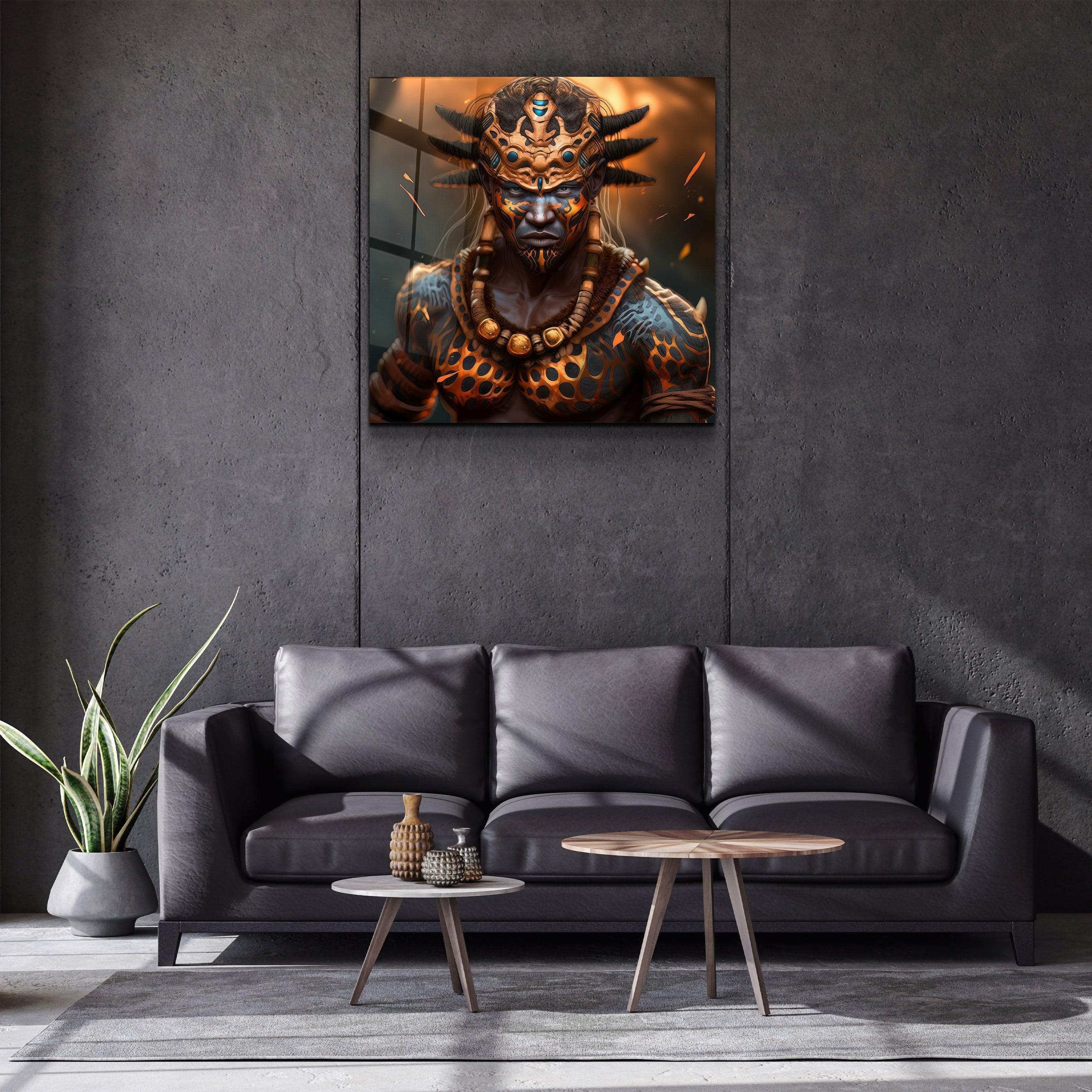 ."Warriors 2". Secret World Collection Glass Wall Art - ArtDesigna Glass Printing Wall Art