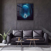 ."Alone in the Secret Forest V1". Glass Wall Art - ArtDesigna Glass Printing Wall Art
