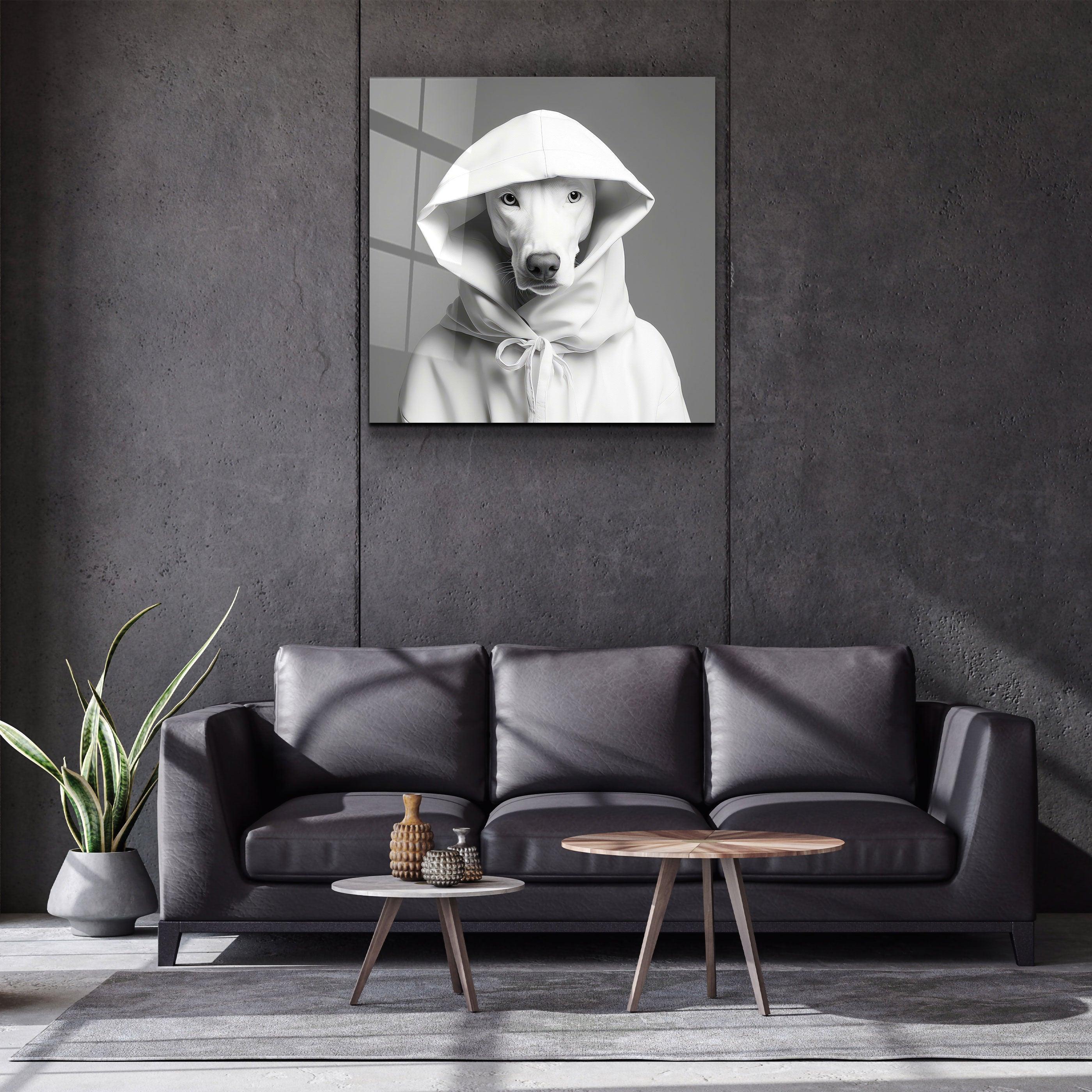 ."Stylish Dogs - V1". Designer's Collection Glass Wall Art - ArtDesigna Glass Printing Wall Art