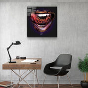 ・"Epoca Lips2"・Designers Collection Glass Wall Art - ArtDesigna Glass Printing Wall Art