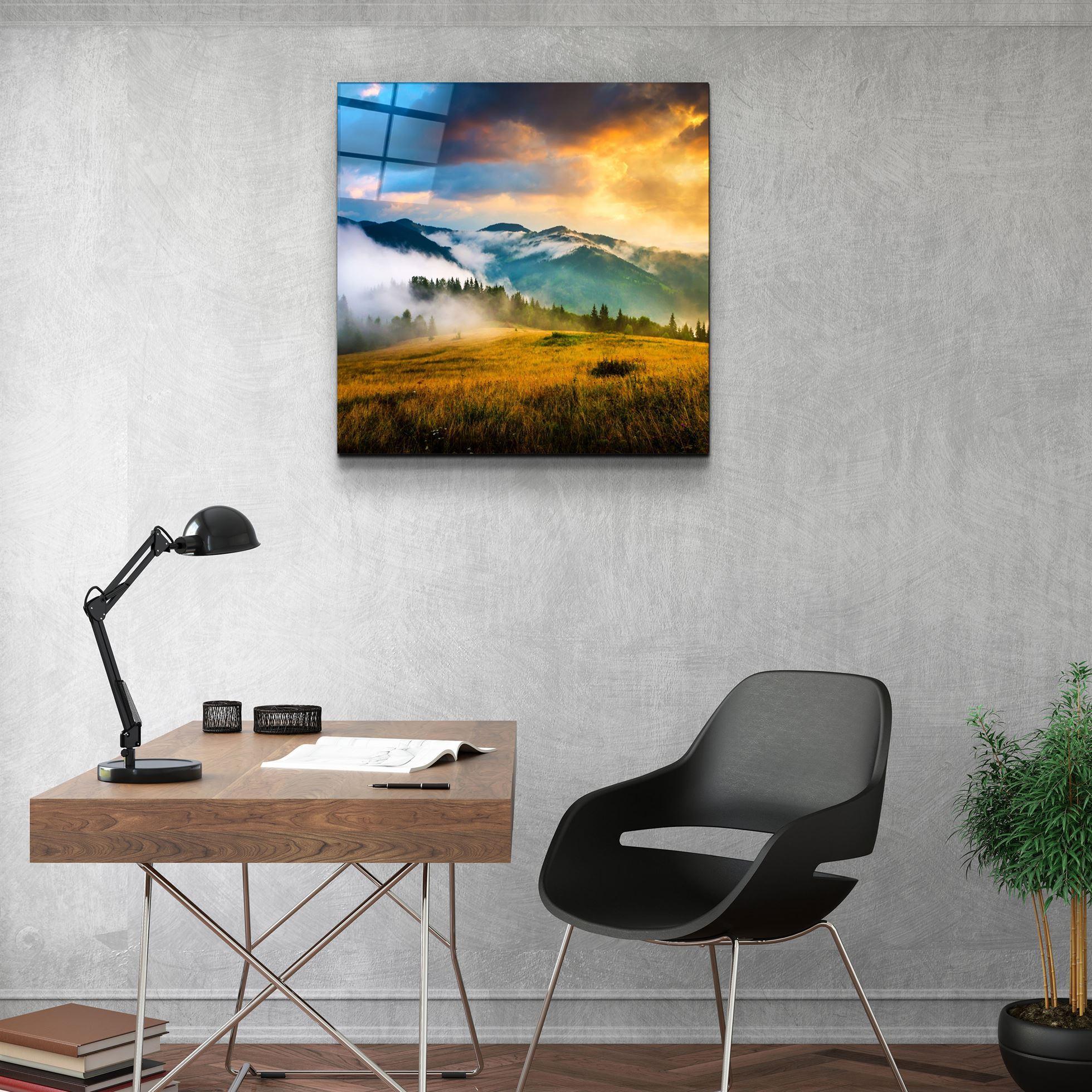 ・"Valley"・Glass Wall Art - ArtDesigna Glass Printing Wall Art