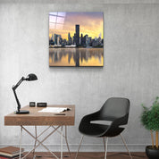 ・"Downtown (City Center)"・Glass Wall Art - ArtDesigna Glass Printing Wall Art
