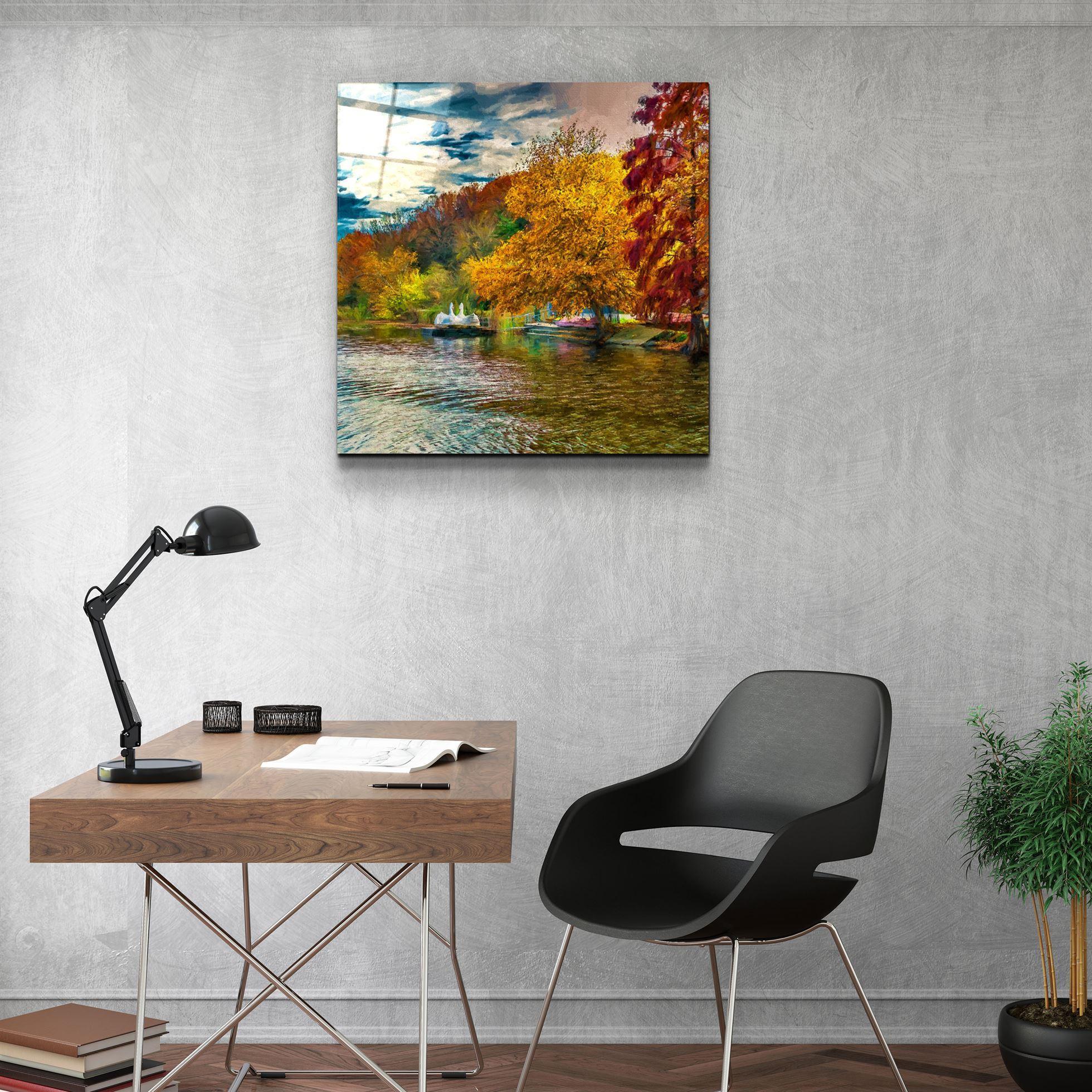 ・"Lake"・Glass Wall Art - ArtDesigna Glass Printing Wall Art