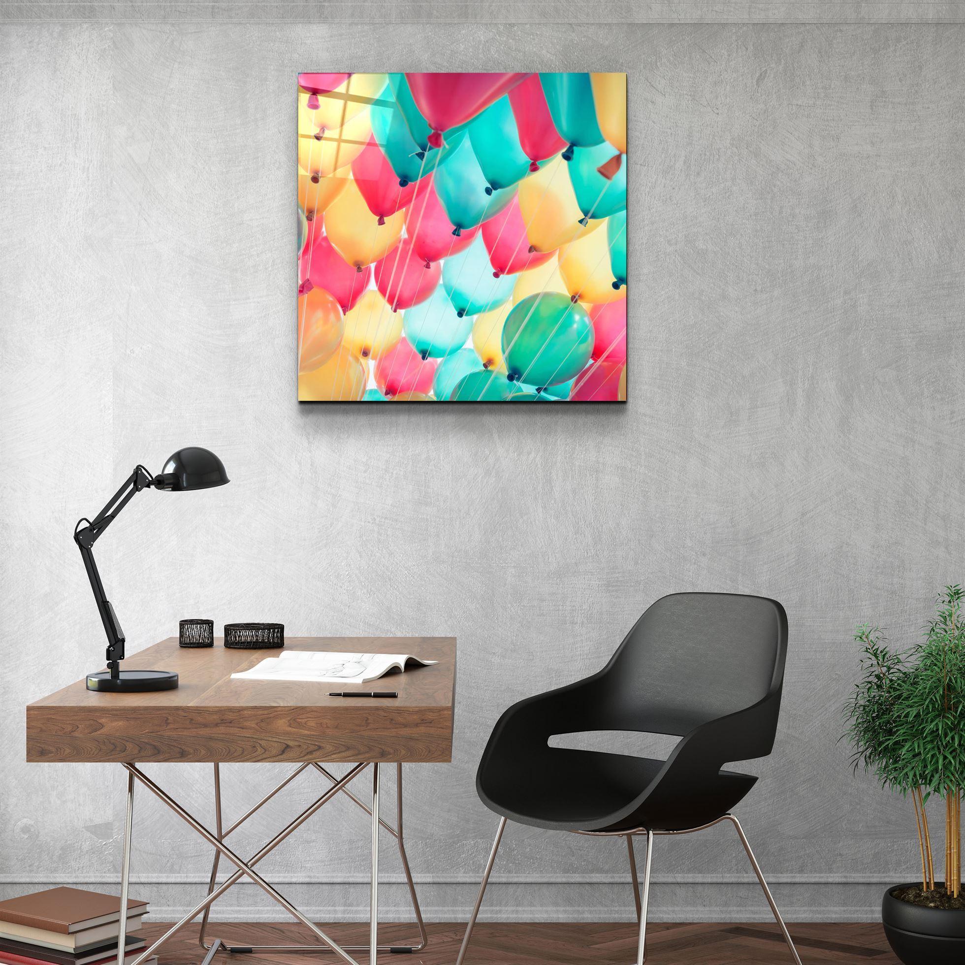 ・"Balloons"・Glass Wall Art - ArtDesigna Glass Printing Wall Art