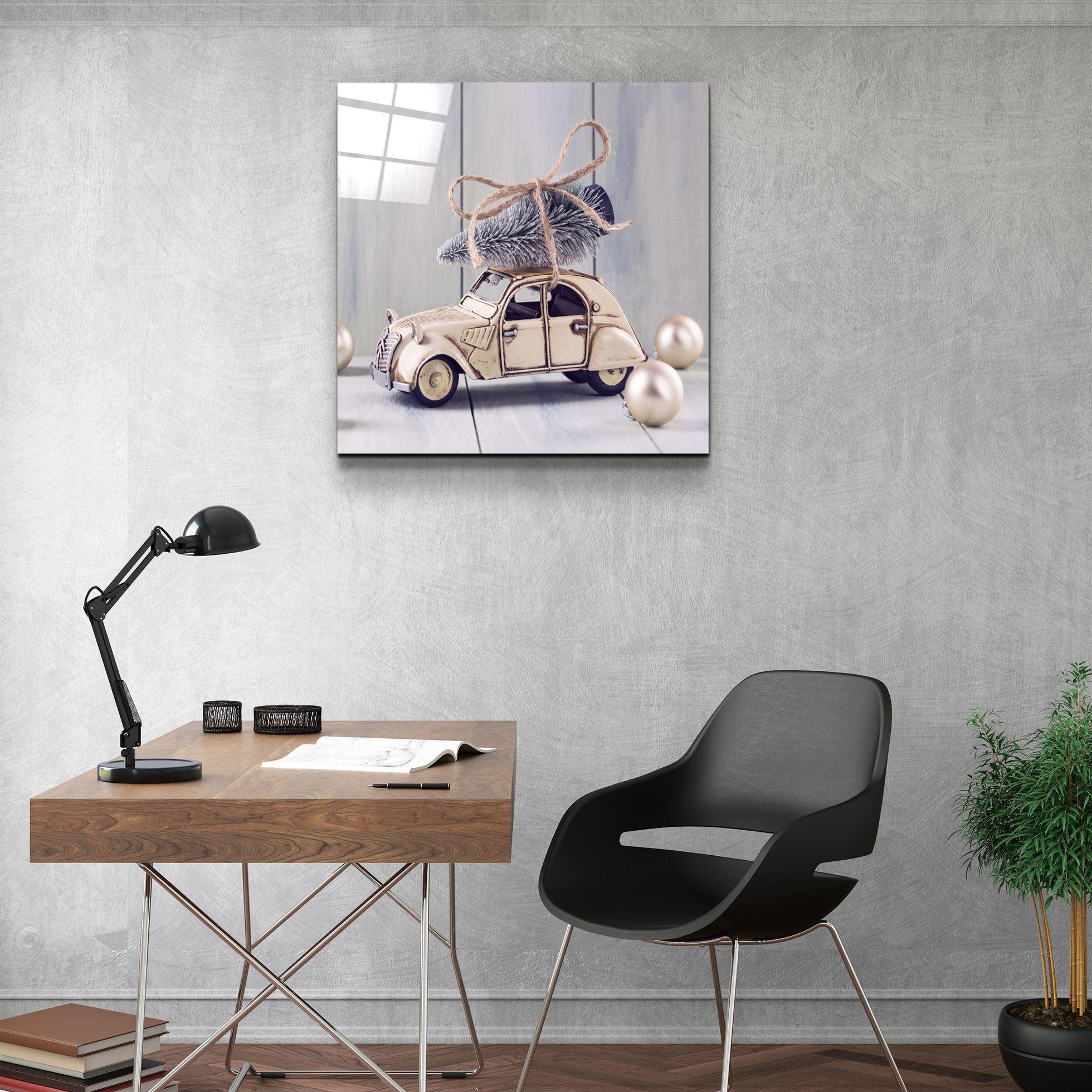 ・"The Car"・Glass Wall Art - ArtDesigna Glass Printing Wall Art