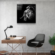・"Lion"・Glass Wall Art - ArtDesigna Glass Printing Wall Art