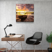 ・"Lake"・Glass Wall Art - ArtDesigna Glass Printing Wall Art