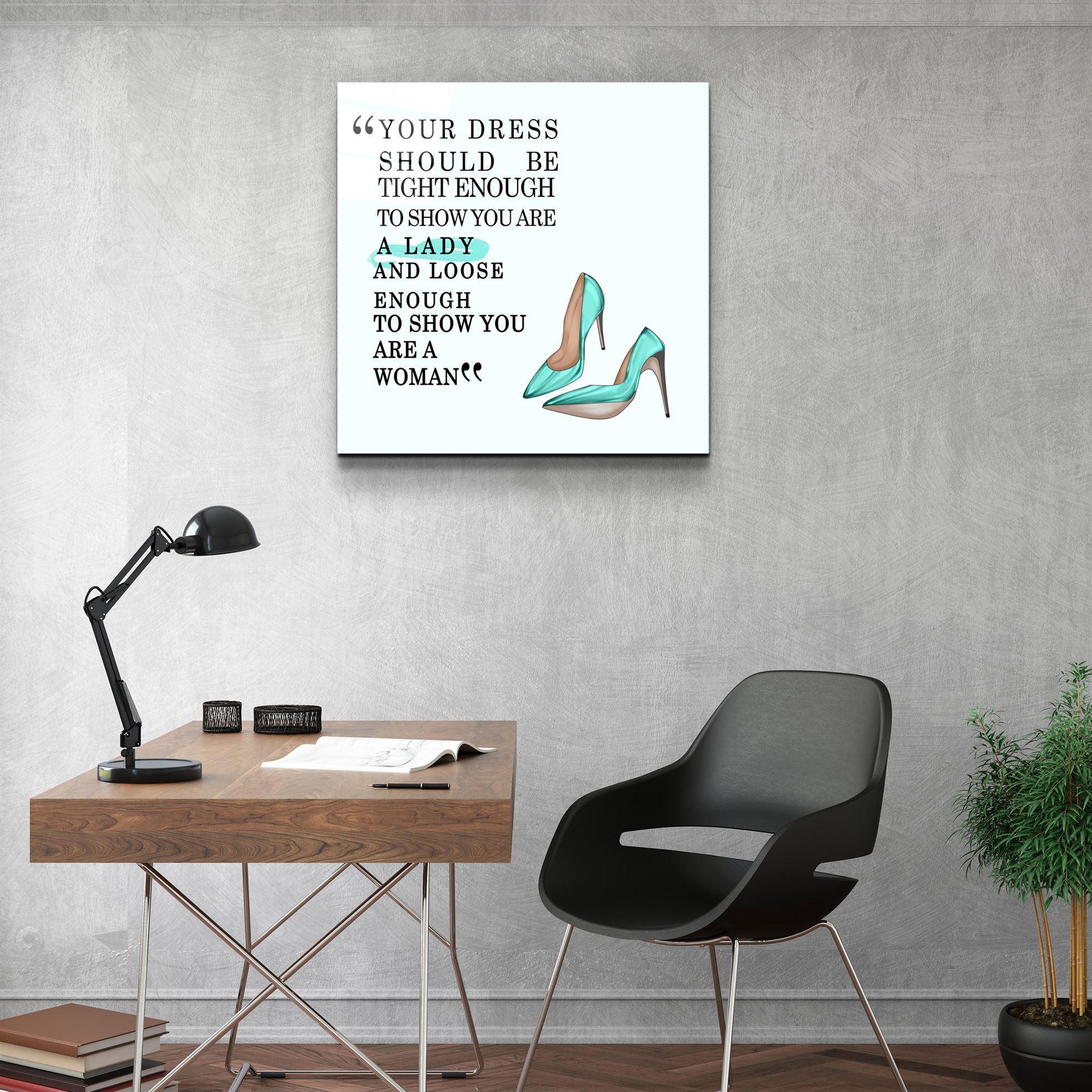 ・"Dress"・Glass Wall Art - ArtDesigna Glass Printing Wall Art