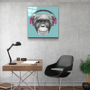 ・"Monkey"・Glass Wall Art - ArtDesigna Glass Printing Wall Art