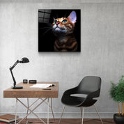 ・"Kitten"・Glass Wall Art - ArtDesigna Glass Printing Wall Art