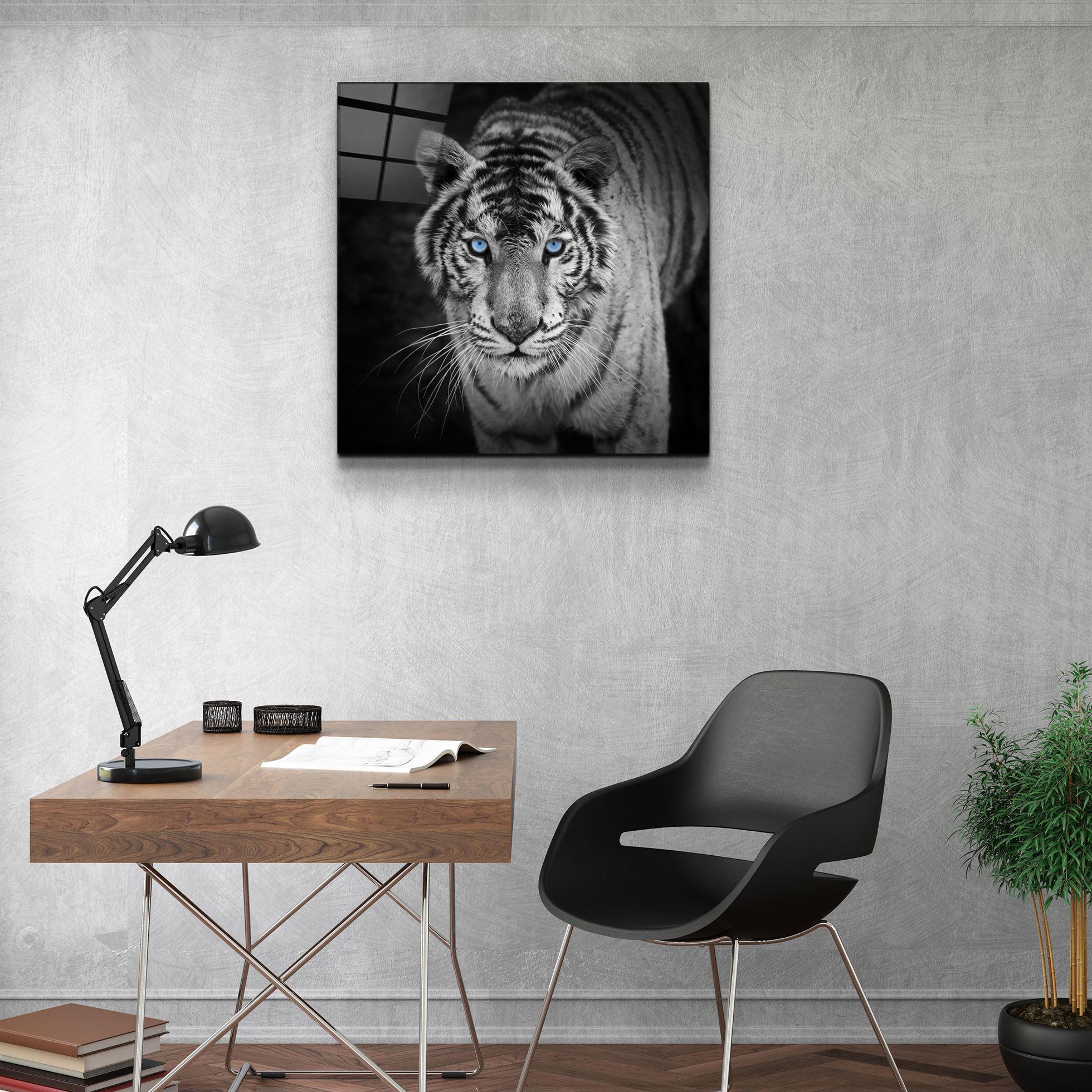 Majestic Stripes | Glass Wall Art - Artdesigna