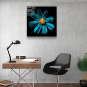 ・"Green Flower"・Glass Wall Art - ArtDesigna Glass Printing Wall Art
