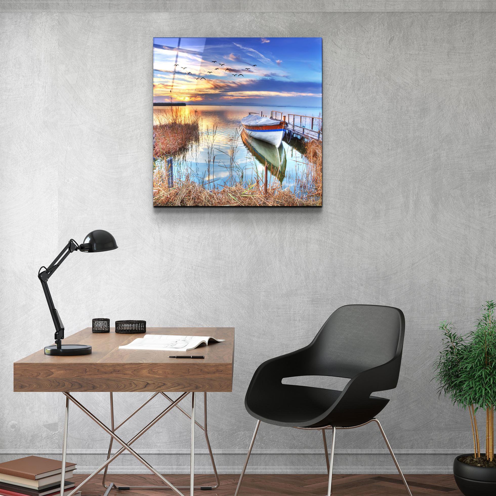 ・"Lake Landscape"・Glass Wall Art - ArtDesigna Glass Printing Wall Art