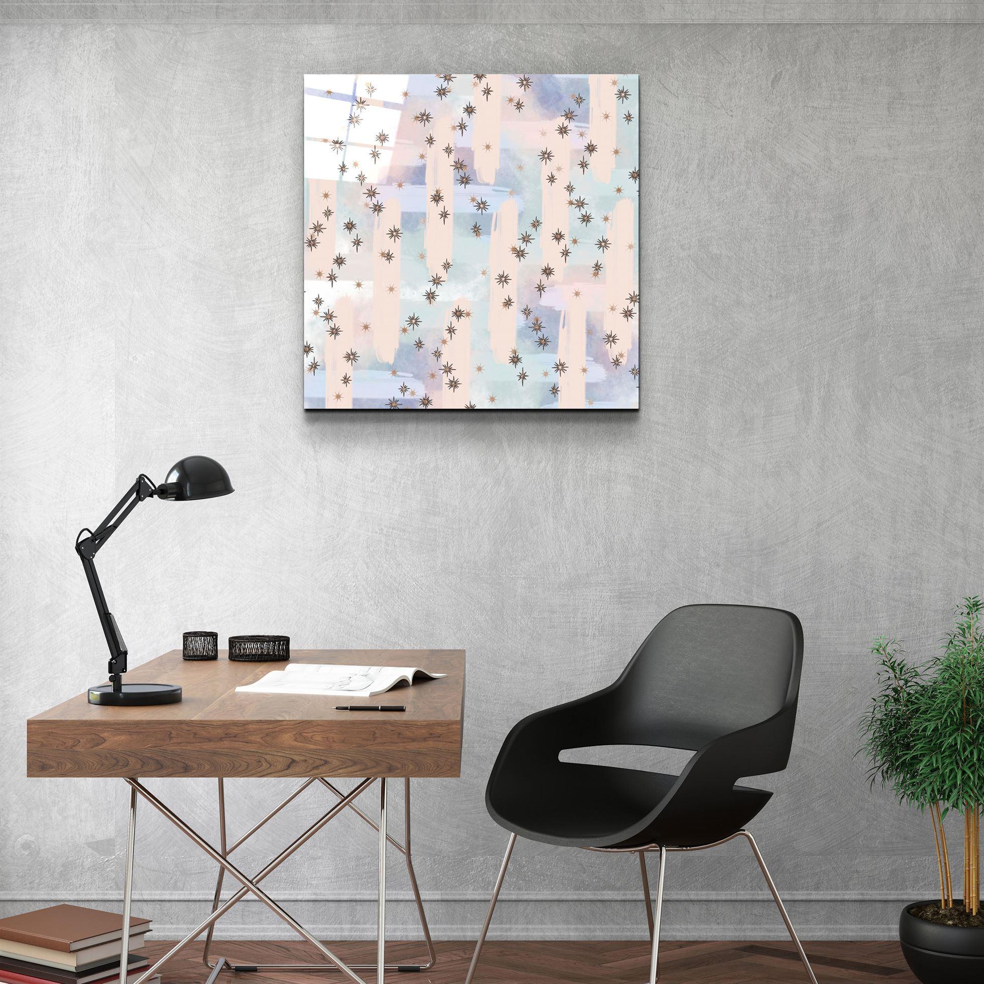."Pastel Abstract 5". Glass Wall Art - ArtDesigna Glass Printing Wall Art