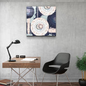 ."Pastel Abstract 7". Glass Wall Art - ArtDesigna Glass Printing Wall Art