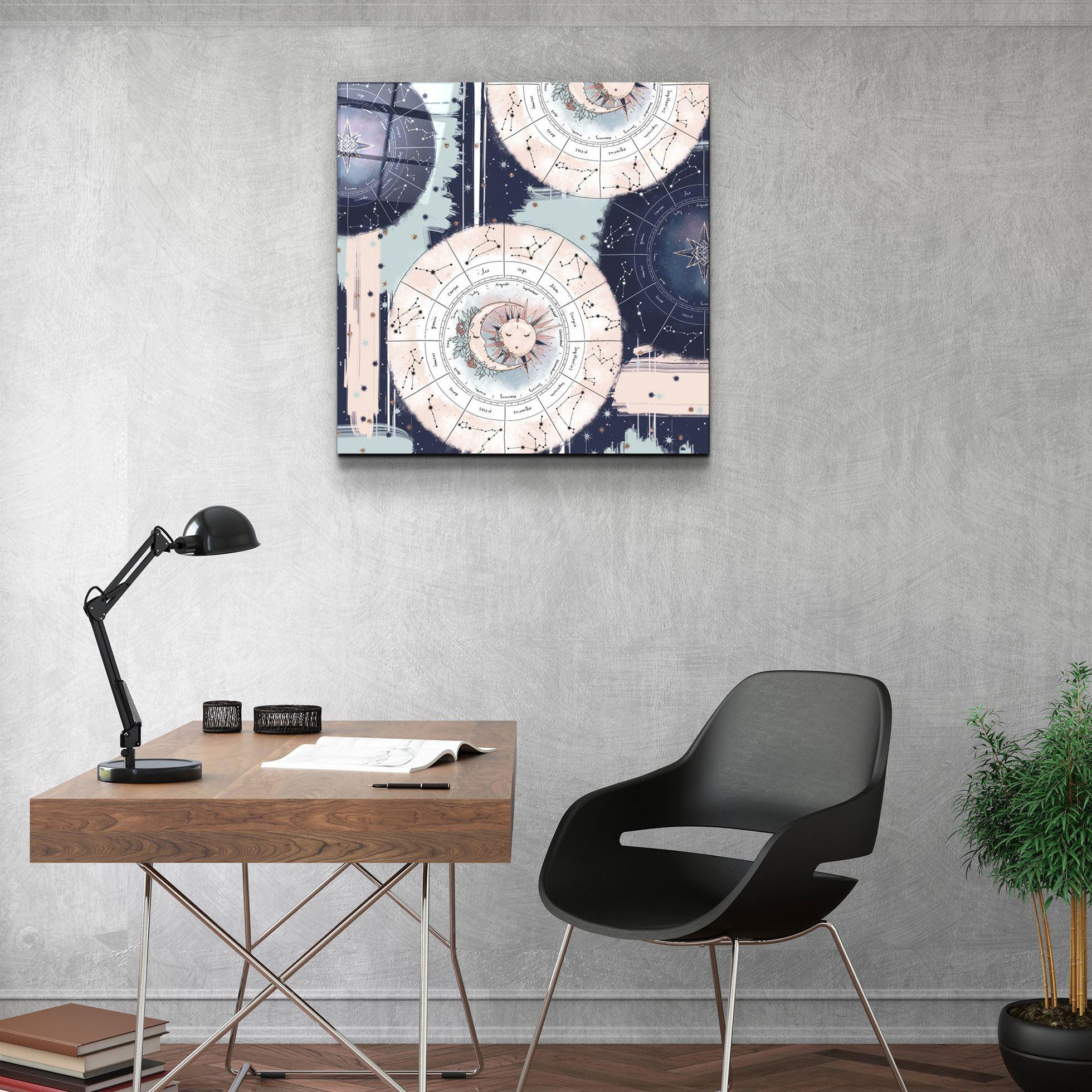 ."Pastel Abstract 7". Glass Wall Art - ArtDesigna Glass Printing Wall Art