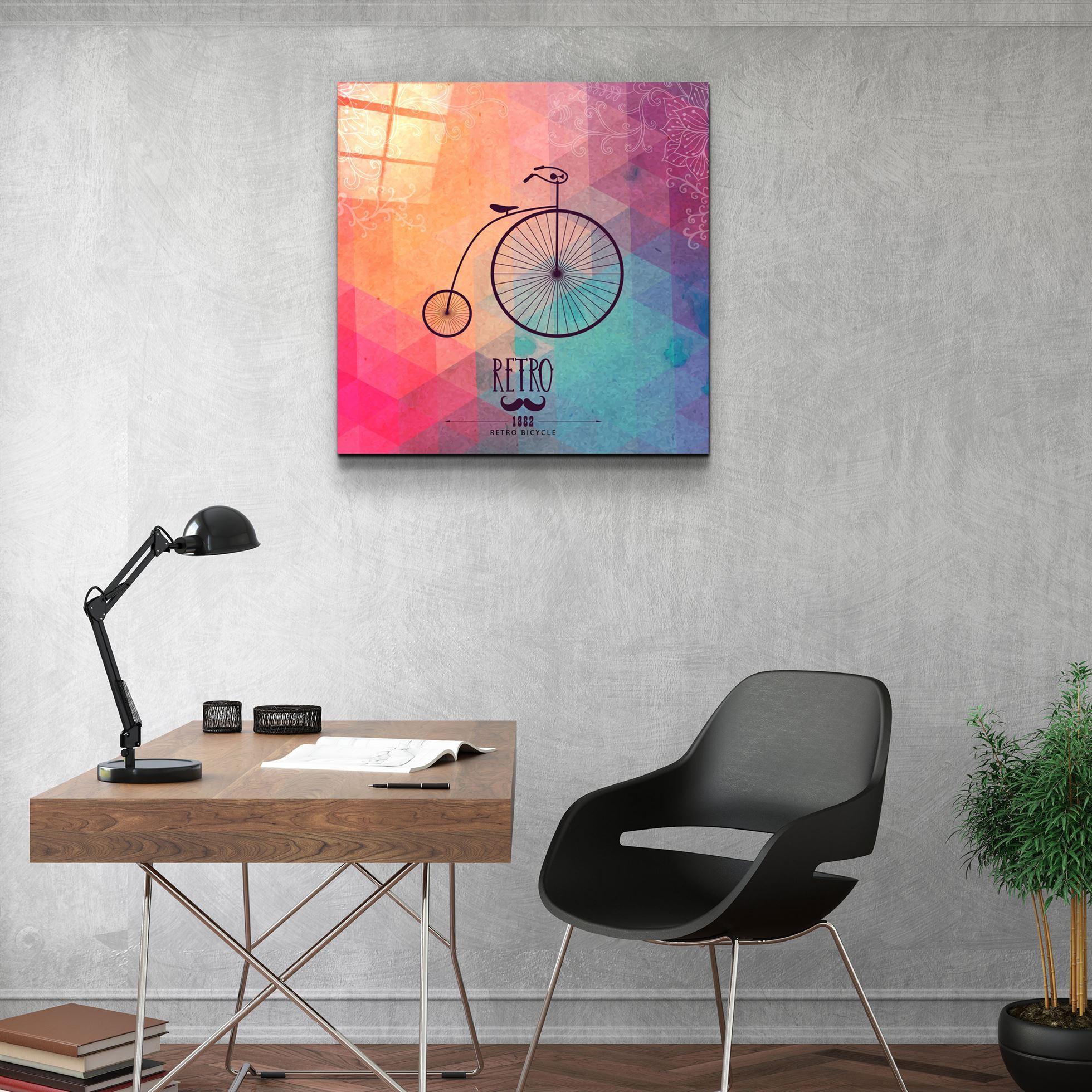 ・"Cyclebi"・Glass Wall Art - ArtDesigna Glass Printing Wall Art