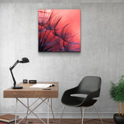 ・"Flower & Sunset"・Glass Wall Art - ArtDesigna Glass Printing Wall Art