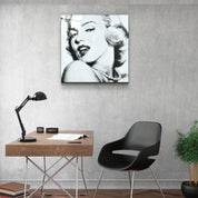 ・"Marilyn Monroe"・Glass Wall Art - ArtDesigna Glass Printing Wall Art