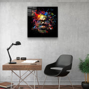 ・"Skeleton"・Glass Wall Art - ArtDesigna Glass Printing Wall Art