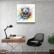 ・"Skulla"・Glass Wall Art - ArtDesigna Glass Printing Wall Art