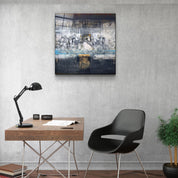 ・"Abstractface"・Glass Wall Art - ArtDesigna Glass Printing Wall Art