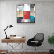 ・"Squares"・Glass Wall Art - ArtDesigna Glass Printing Wall Art