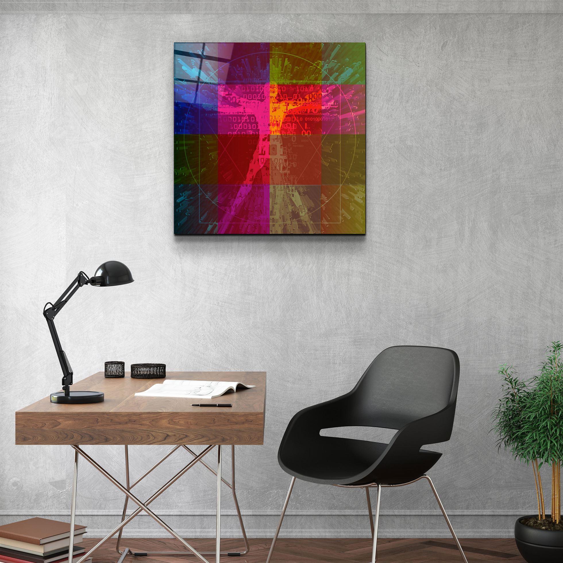 ・"Absctract Colors"・Glass Wall Art - ArtDesigna Glass Printing Wall Art
