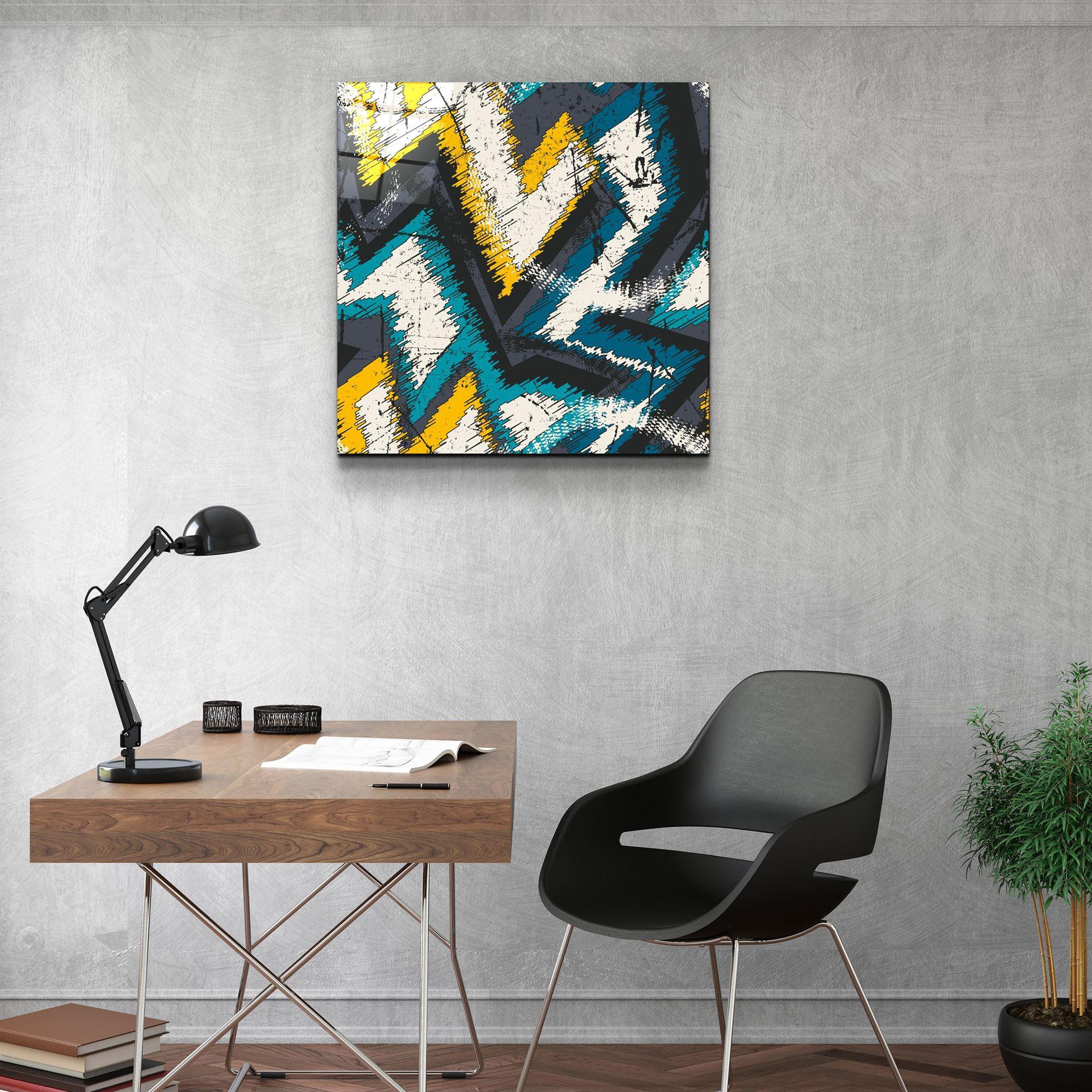 ・"Absctract Colors"・Glass Wall Art - ArtDesigna Glass Printing Wall Art