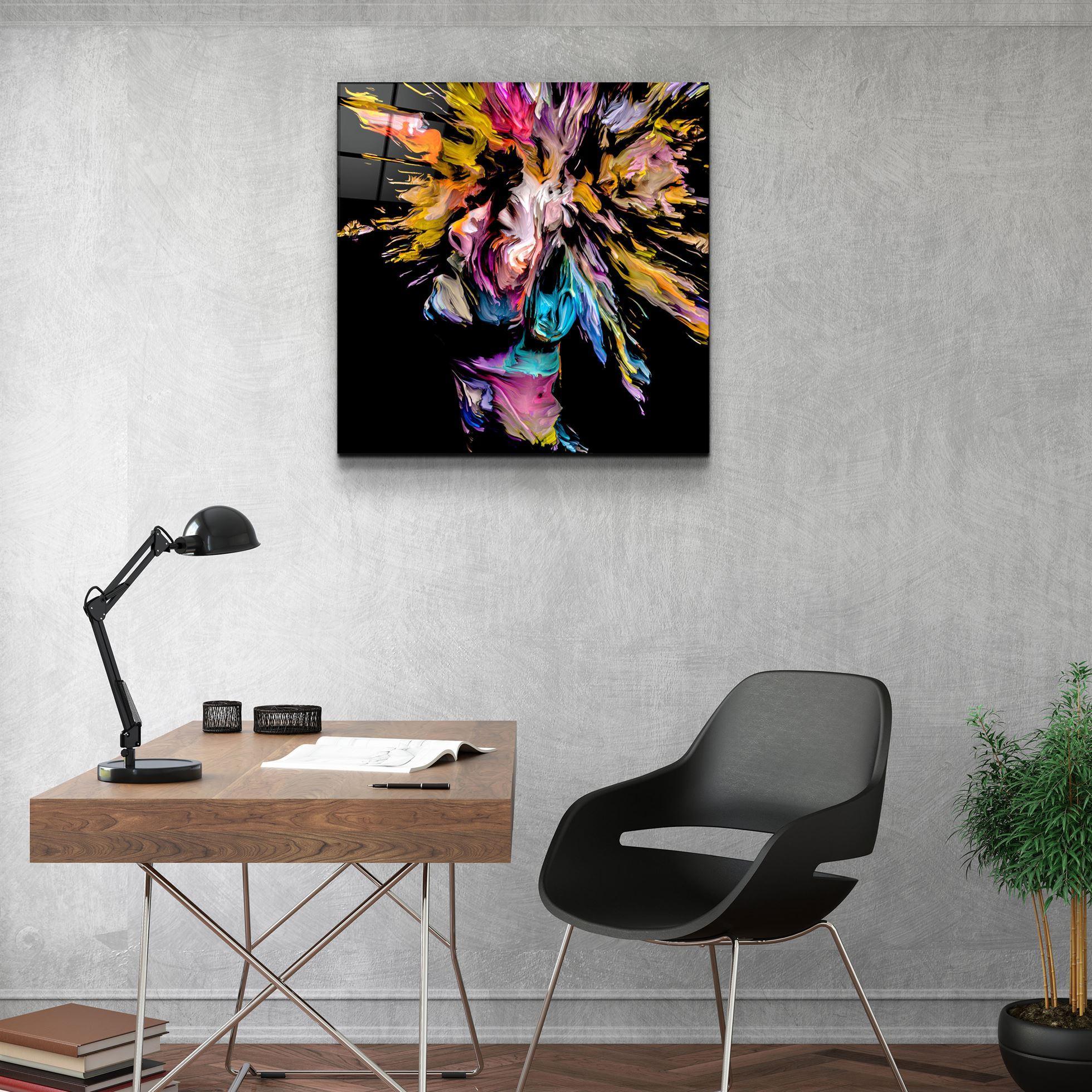 ・"Boom Head"・Glass Wall Art - ArtDesigna Glass Printing Wall Art