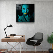 ・"Dreamer Green"・Glass Wall Art - ArtDesigna Glass Printing Wall Art