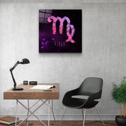 ."Zodiac V2 - Virgo". Glass Wall Art - ArtDesigna Glass Printing Wall Art
