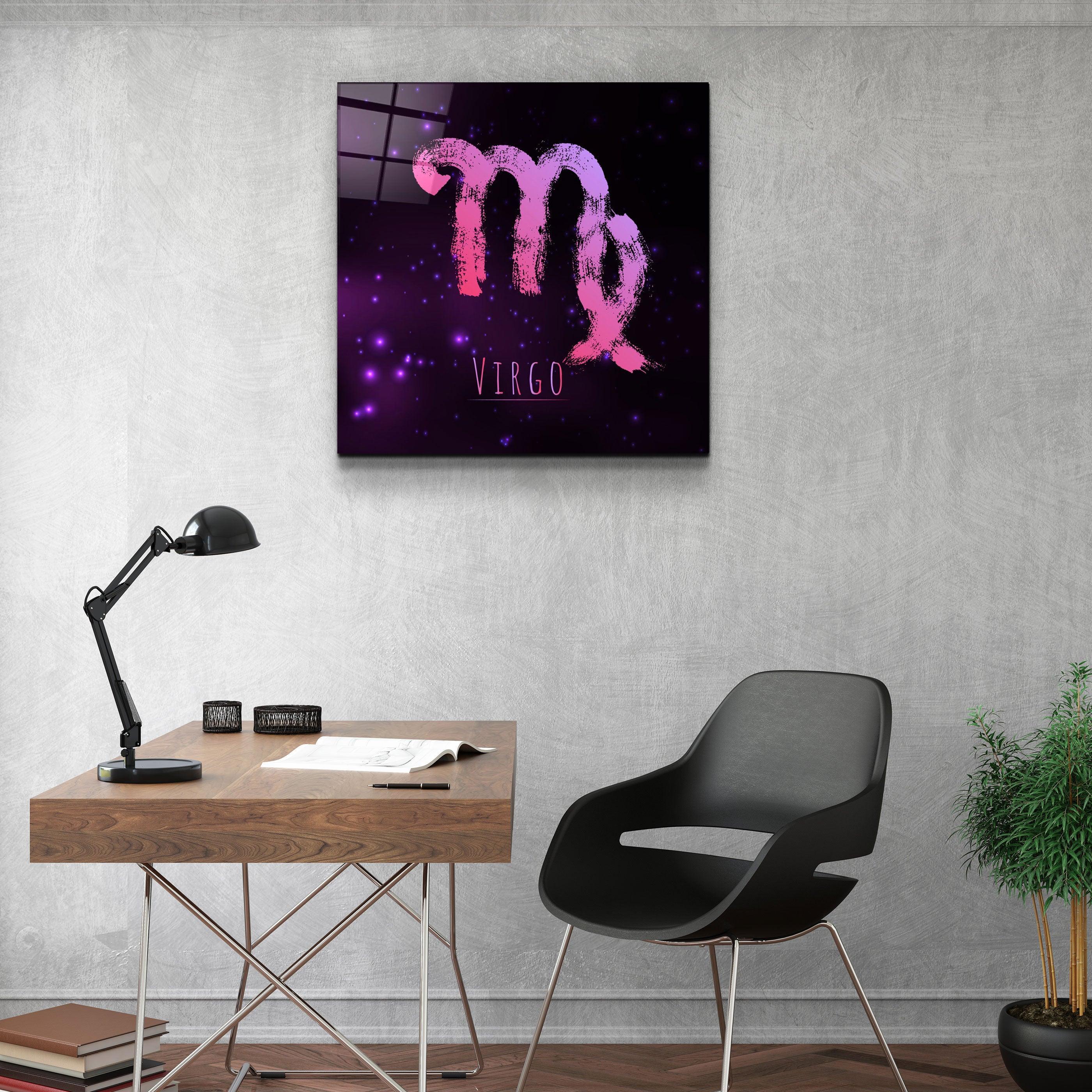 ."Zodiac V2 - Virgo". Glass Wall Art - ArtDesigna Glass Printing Wall Art