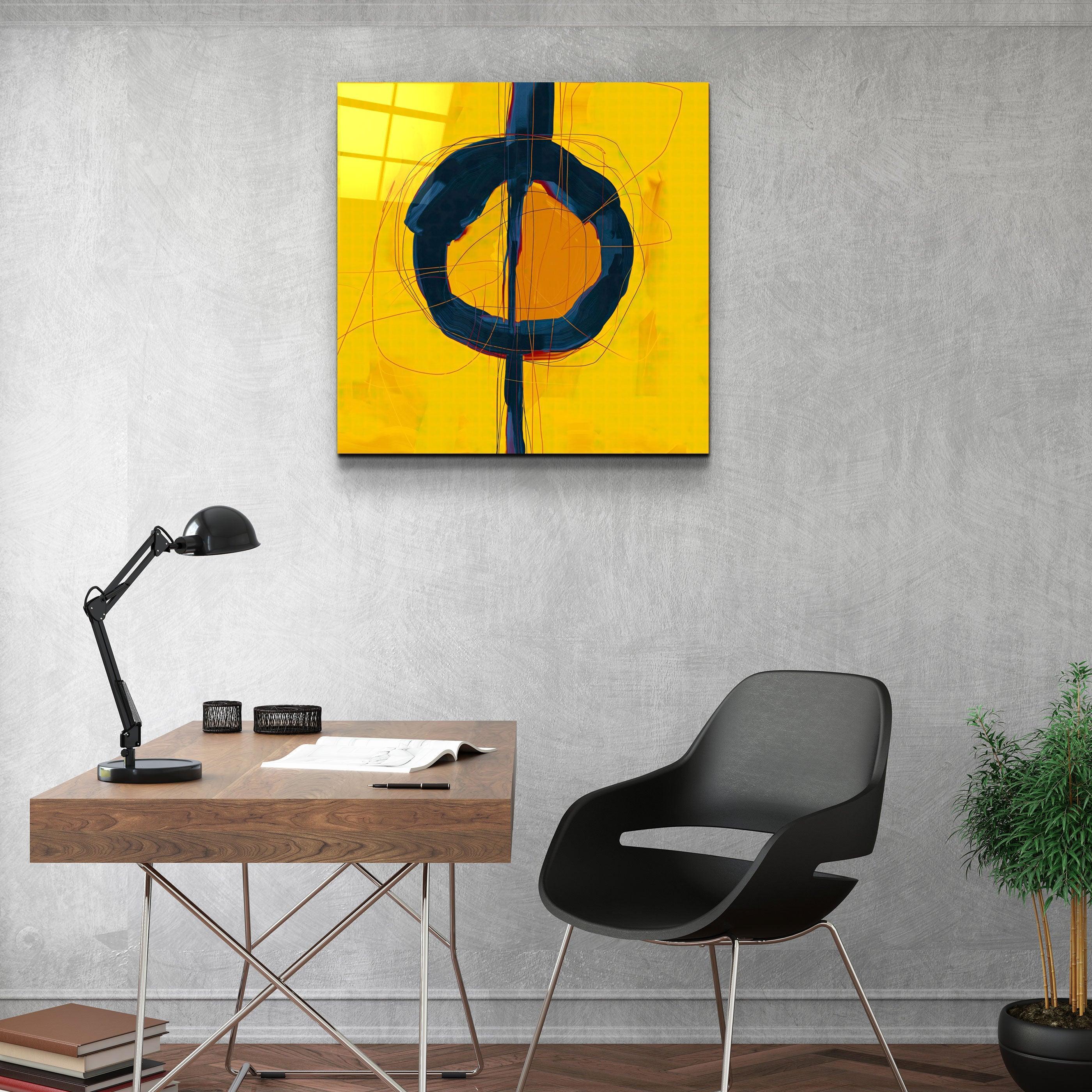 ・"Abstract Shape V2"・Glass Wall Art - ArtDesigna Glass Printing Wall Art