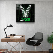 ・"Follow the Rabbit"・Glass Wall Art - ArtDesigna Glass Printing Wall Art