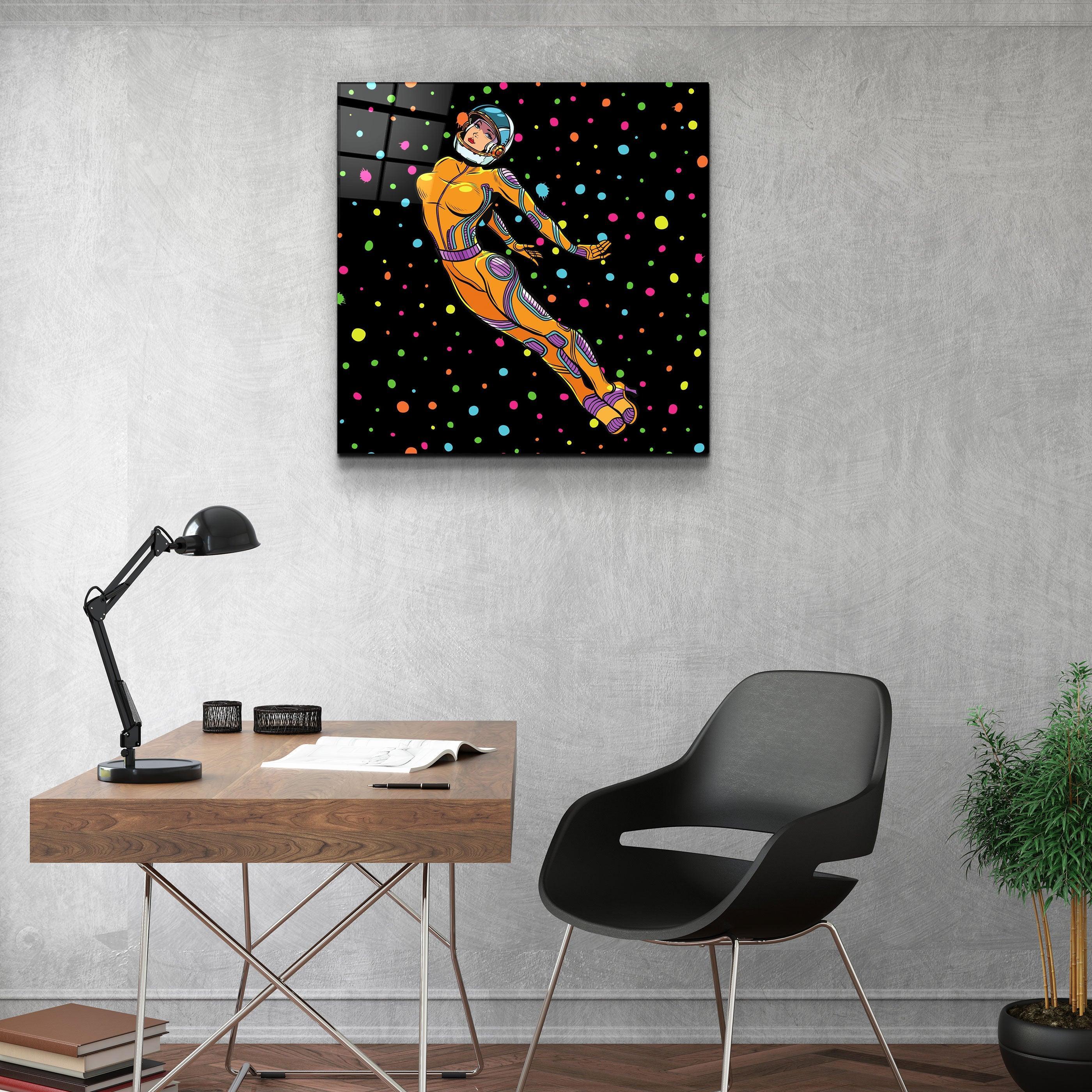 ・"Flying Inside Bubbles"・Glass Wall Art - ArtDesigna Glass Printing Wall Art