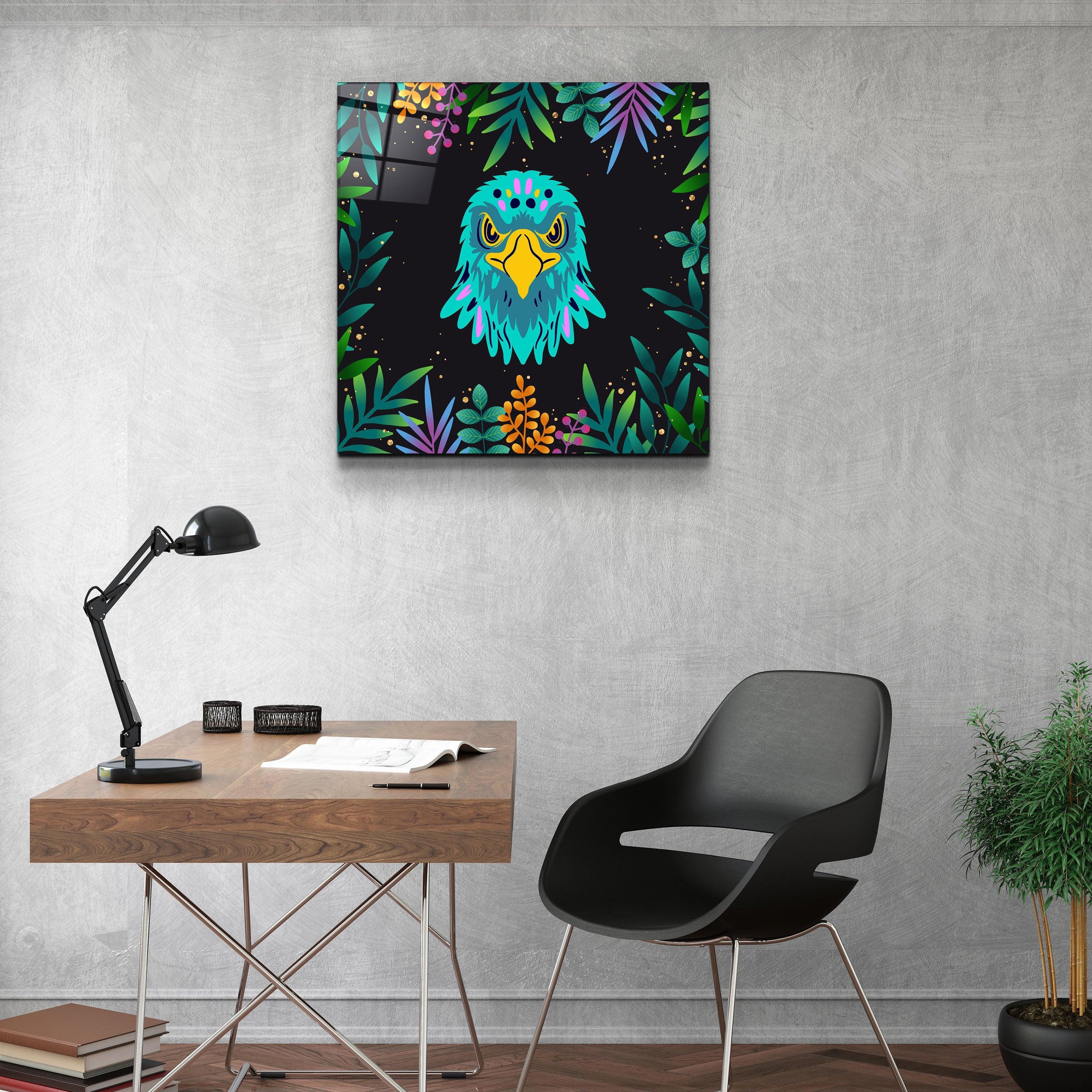 ・"Animal Republic-Eagle"・Designers Collection Glass Wall Art - ArtDesigna Glass Printing Wall Art