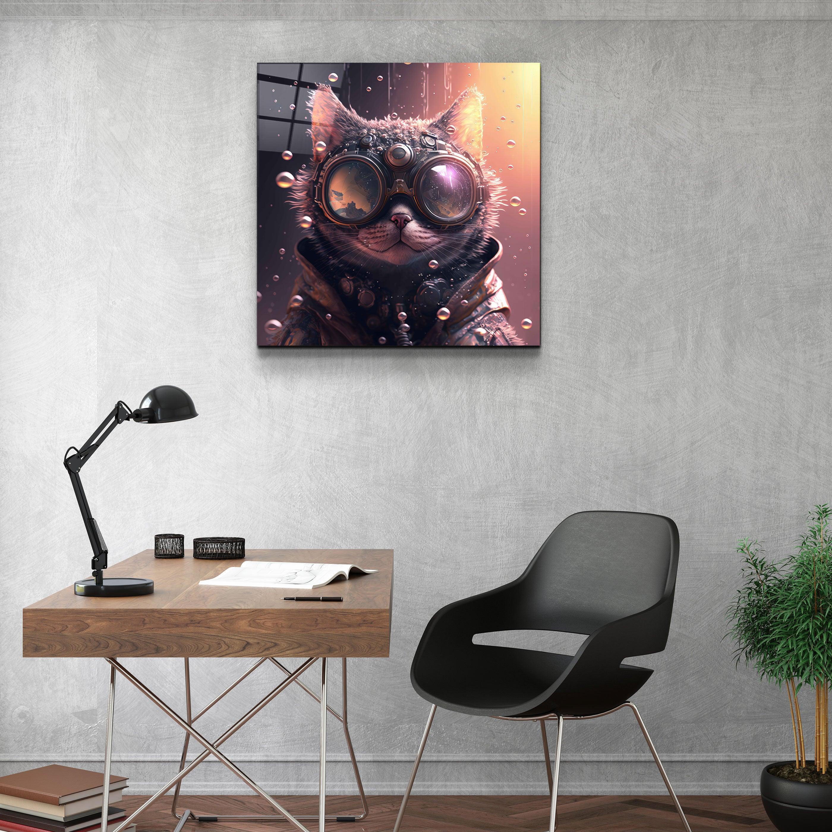 ."Spotter". Secret World Collection Glass Wall Art - ArtDesigna Glass Printing Wall Art