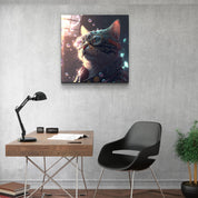 ."Thinker". Secret World Collection Glass Wall Art - ArtDesigna Glass Printing Wall Art