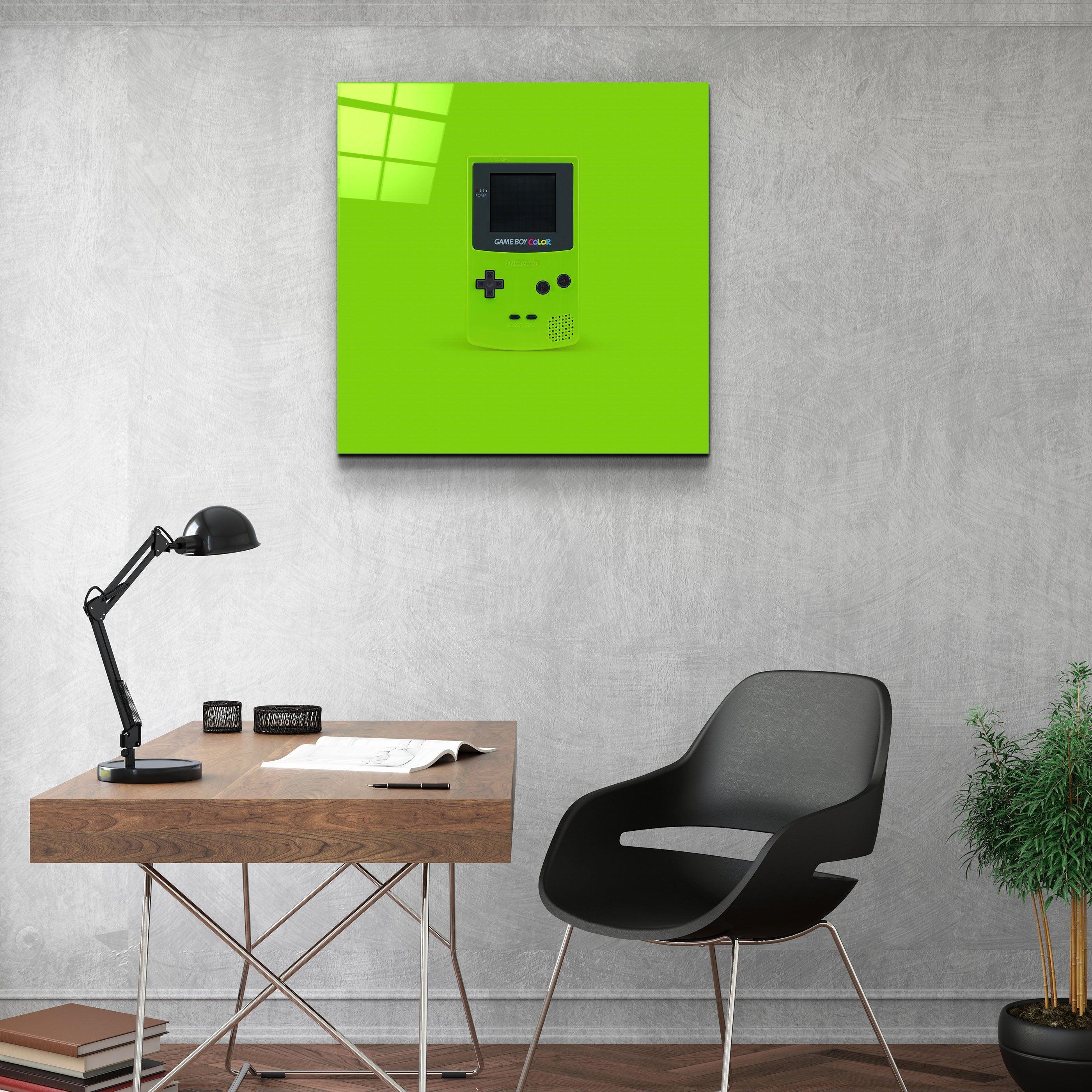 ."GameBoy". Designer's Collection Glass Wall Art - ArtDesigna Glass Printing Wall Art